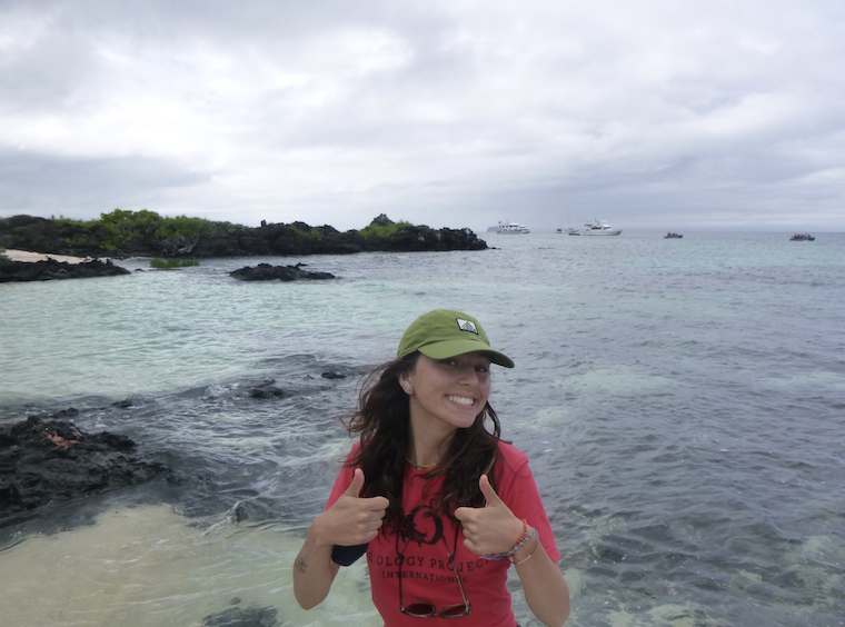 Ecology Project International awards Student Gabriella Goss with $500 Alumni Leadership Award