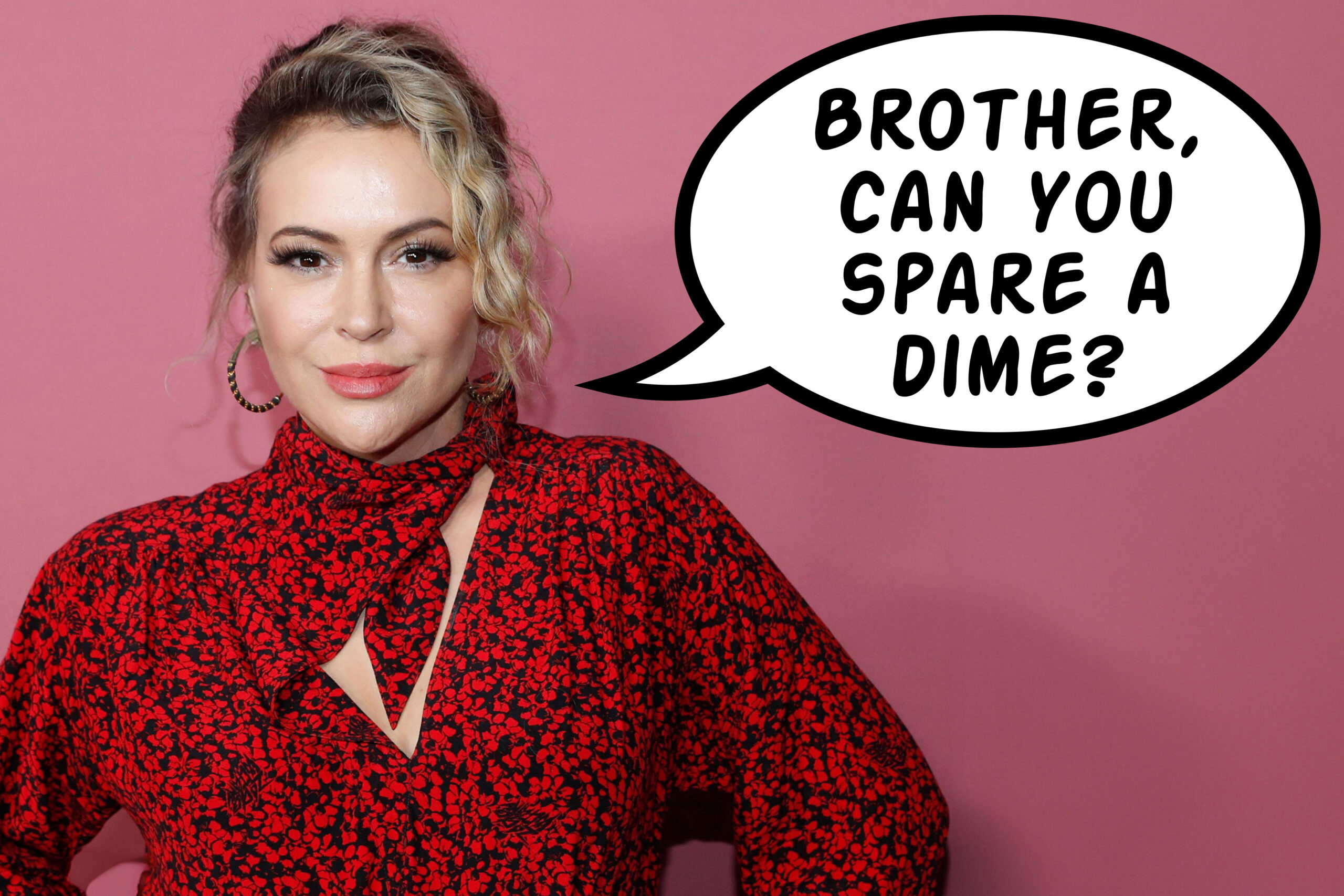 It's not just Alyssa Milano who should stop expecting strangers to pay for everything.