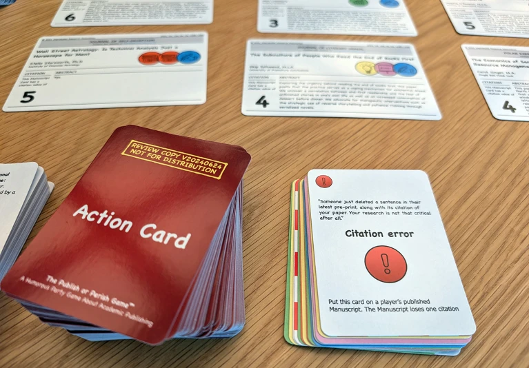 ‘Publish or Perish’ is now a card game — not just an academic’s life