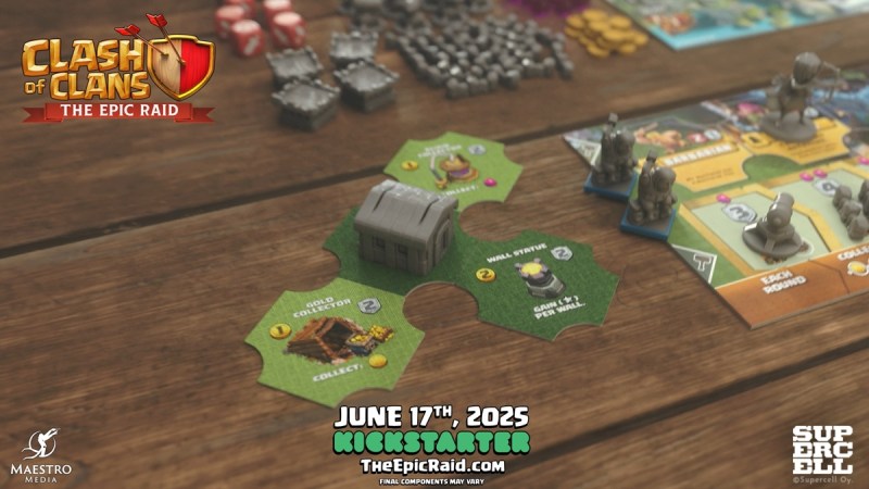 Maestro Media hits Kickstarter goal for Clash of Clash tabletop game in 30 minutes (updated)