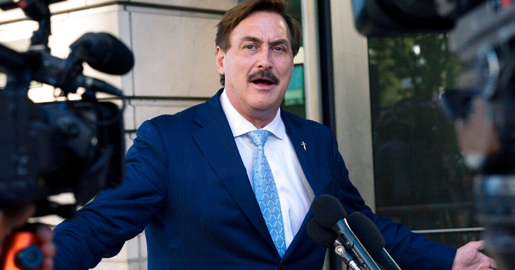 MyPillow CEO Mike Lindell is using his defamation trial to sell goods: "Use promo code JURY"