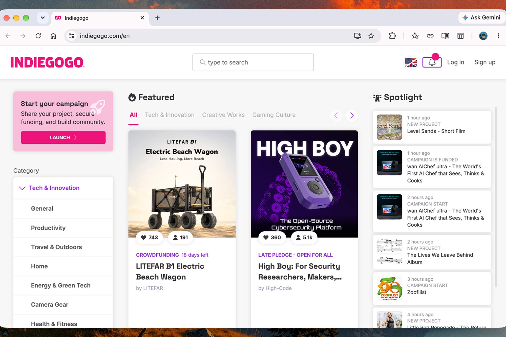 How to find the best new tech on crowdfunding websites